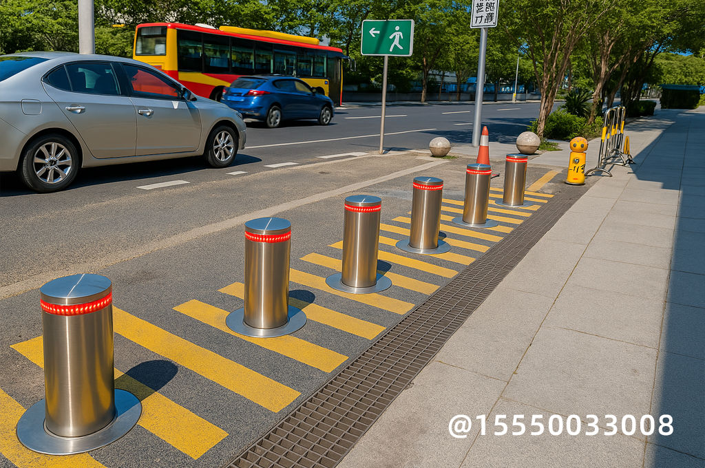 發(fā)電廠全自動(dòng)不銹鋼升降柱(圖1)